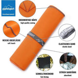 Microvezel handdoek, voor sauna, fitness en sport - strandhanddoek, sporthanddoek - 30x50cm - Oranje