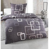 Warm wintermicrovezelbeddengoed, thermisch fleece beddengoed, 135 x 200 cm, 155 x 220 cm, 200 x 200 cm, modern