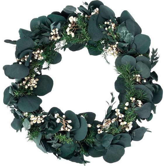 Hoogwaardig product: voor onze kerstdeurkrans gebruiken wij uitsluitend hoogwaardige, natuurlijke eucalyptus