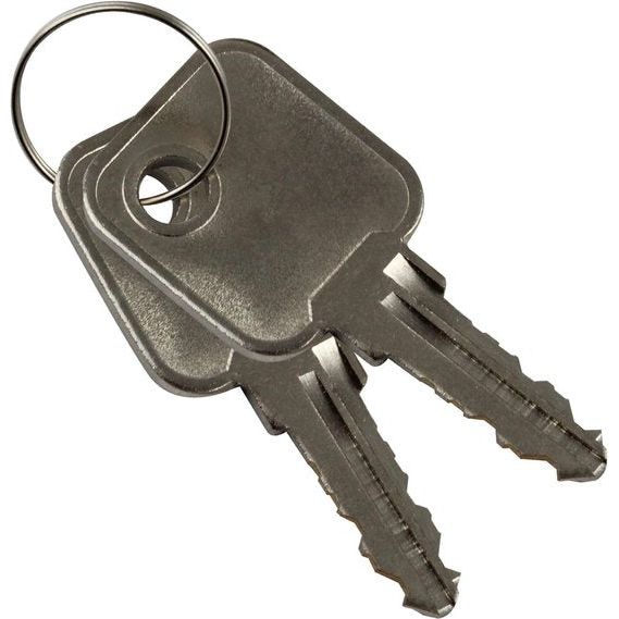 Sleutelkastje, met hamer om het glas te breken, 15 x 12 x 4 cm, rood