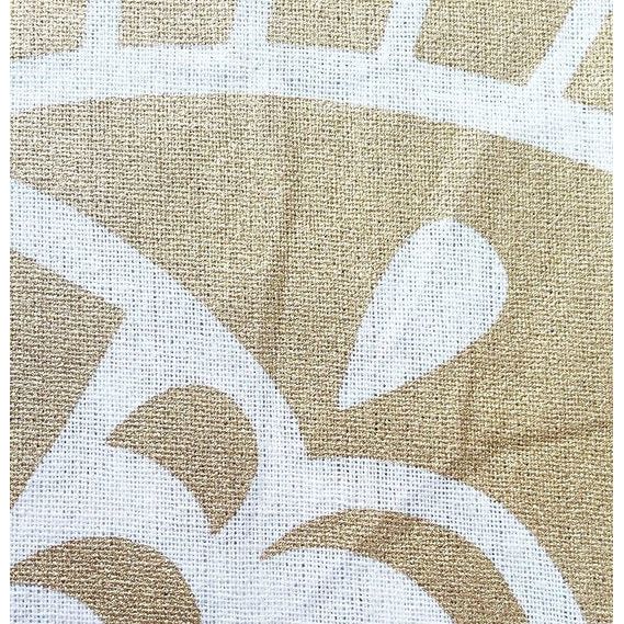 Wandkleed,100% katoen met metallic goudglans mandala-tapijt