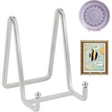 metalen plaatstandaard is gemaakt van duurzaam en dik ijzerdraadmateriaal