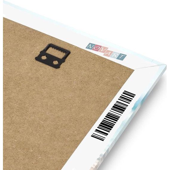 Zee - 90 x 40 cm - Meteen ophangen - muurdecoratie - wanddecoratie - muurdecoratie woonkamer - wanddecoratie woonkamer - muurdecoratie canvas - canvas schilderijen woonkamer - canvas schilderijen slaapkamer - muurdecoratie