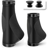 Fietshandgrepen, antislip, ergonomische MTB-handgrepen, twee zijden, lock-on design, handgrepen voor 22,2 mm fiets, mountainbike, racefiets, stuurgrepen