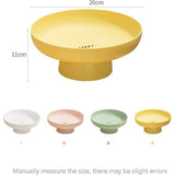 Fruitschaal Fruitmand Multifunctionele Afvoer Fruit Snack Taart Opbergrek Woonkamer Eettafel Fruitstandaard (Groen)