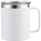 Roestvrijstalen thermosbeker met deksel, 354 ml, dubbelwandig, met handvat, lekvrij, campingbeker, reisbeker, bierpul, BPA-vrij