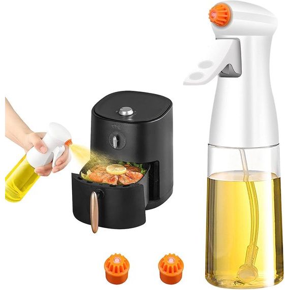 Oil Kitchen Spray 210 ml Olijfolie Spray Luchtfriteuse Glazen Oliefles Hoge kwaliteit Grilloven Bakken Salades