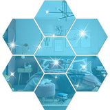 12 stuks x diameter 20 cm, elke zijde 10 cm, controleer de afbeelding voor details Materiaal: acryl kunststof (geen glas). Veiliger en duurzamer dan een glazen spiegel