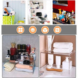 8 stuks acryl afstandhouders voor display, 4 niveaus, transparante standaard voor cupcakes, funko popfiguren, cosmetica, verzamelobjecten, display