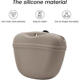 Leckerli-zak van siliconen clip op draagbare trainingscontainer-praktische magneetsluiting en riemclip -BPA-vrij