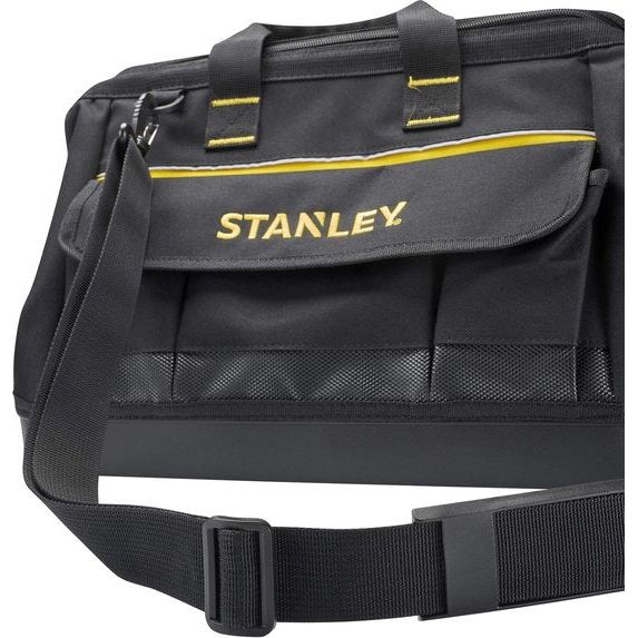 Gereedschapstas (44,7 x 27,5 x 23,5 cm, robuuste kunststof bodem, versterkte hoeken, stevig 600 denier nylon, verstelbare schouderband, waterdicht) 1-96-183