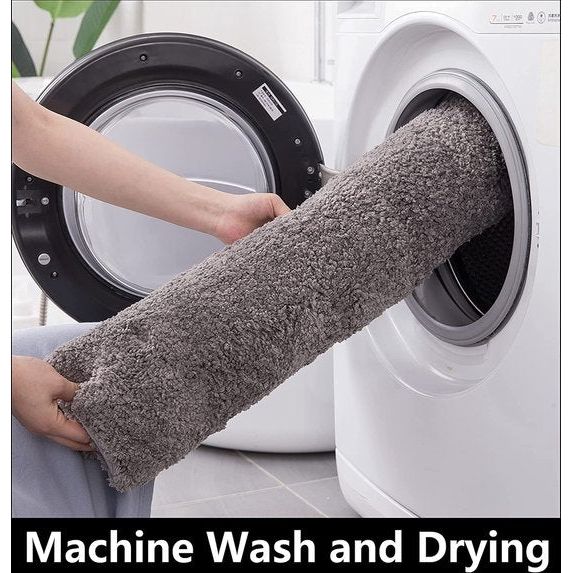 Badmat, antislip, badkamertapijt, machinewasbaar, wollig, microvezel, douchemat, zachte douchemat (licht formaat, 40 x 60 cm)