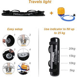 Aqua Bag, verstelbare watertas, trainingspowerbag met watergewicht, Bulgaarse tas, multistationset, krachttraining voor gewichtheffen, thuistraining, draagbaar fitnessapparaat