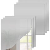 6 stuks spiegeltegels 30 x 30 cm zelfklevende spiegel muursticker voor de woonkamer muur. Kleine spiegel om op te plakken, zelfklevende spiegel voor in de kast, zand tattoo badkamer.