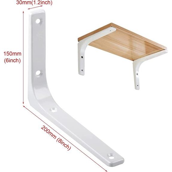Plankhouders, wandhoek, heavy duty drager, 90 graden hoek, plankhouder, wand, plankdrager, staal, massieve plankdrager voor wandmontage (150 x 95 mm, zwart) (8 Plankhouders, wandhoek, heavy duty drager, 90 graden hoek, plankhouder, wand, plankdrager, staal, massieve plankdrager voor wandmontage (150 x 95 mm, zwart) (8