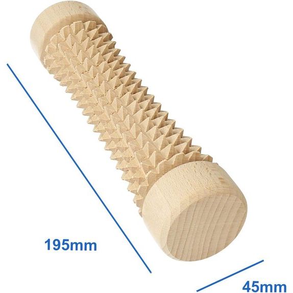 Houten massageroller Set 3 stuks. Massage Wellness Rollers Voet Hand Lichaam