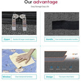 opbergtas voor dekens en kussens, voor kleding, opslagplaatsen, beddengoed, opberger van dekens, huis bewegen tas