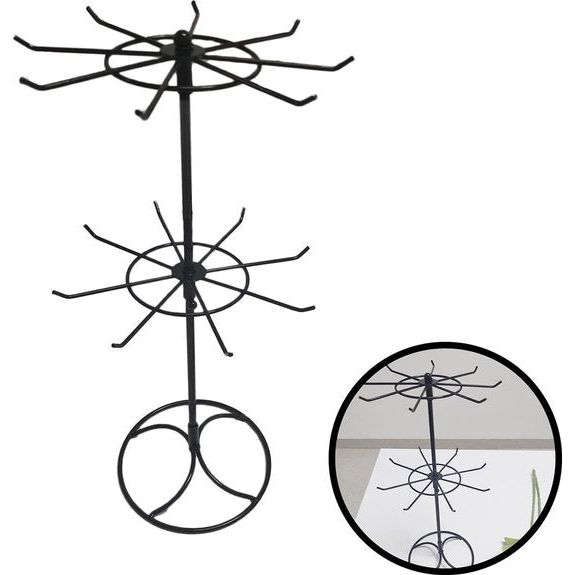 Ketting Juwelendoos, Afneembare Metalen Juwelendoos, Metalen Ketting Juwelenhouder, Boom Juwelendoos voor Kettingen, voor Horloges, Kettingen, Armbanden, Kettingen, Ringen, Oorbellen