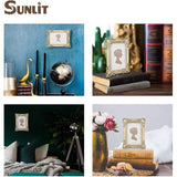 Fotolijst 10x15cm Antiek Glazen Voorkant Fotolijst Kunst Foto Display Tafel Muur Hangend Cadeau-ideeën 10x15cm