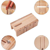 Adjustable Wooden Soap Cutter Shape with Wavy Straight Planer Blade Scraper Cutting Tool Set