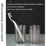 Automatische tandpastadispenser, wandhouder en tandenborstelhouder, multifunctionele, ruimtebesparende tandenborstel-opbergdoos, geen boren nodig