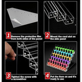 Nagellak organizer met 6 lagen nagellak opbergstandaard nagellak display make-up presentatiestandaard voor nagellak en lippenstift of etherische oliën