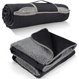 Campingdeken Waterdichte buitendeken Hut Slapen Reisdeken Zanddicht Warm Picknickdeken Fleecemat voor kamperen, buiten, picknicken, reizen, stranden, honden en thuisgebruik