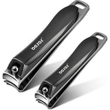 2 stuks nagelknipperset voor vingernagels en teennagels, nagelclipper vingernagelknipper (dermatologen ontwikkeld), geschikt voor elk nageltype