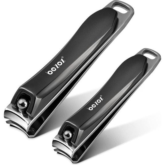 2 stuks nagelknipperset voor vingernagels en teennagels, nagelclipper vingernagelknipper (dermatologen ontwikkeld), geschikt voor elk nageltype