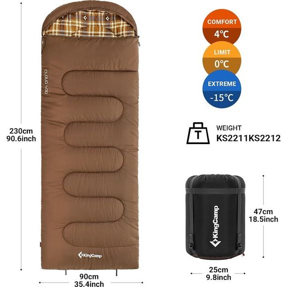 Slaapzak Buiten Warme Deken Slaapzak Draagbaar Lichtgewicht 3-4 Seizoenen Camping Slaapzak 300g/400g Vulling voor Volwassenen