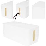 3 x Kabel Covers Kabel Organizer Kabel Cover Plastic Elektrische Kabel Draad Strip Tidy Tidy Wit