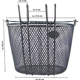 Trendy fietsmanden voor kinderen, fijn mesh net in 4 kleuren, voorwiel fietsmanden voor kinderen