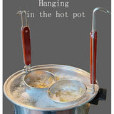 Pastazeef van microgeperforeerd roestvrij staal, voor levensmiddelen, knoedels, diepe keuken, 2 stuks (zeef, 13 cm)