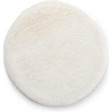 stoelplaat, zitkussen, kunstbont, 100% polyester, 38 cm - wit chair pad, seat cushion, faux fur, 100% polyester, 38 cm - wit