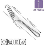 Roestvrijstalen tafelvorkenset 20 cm, prachtige hooggepolijste vorkenset voor thuis/restaurant/feest, vaatwasmachinebestendig