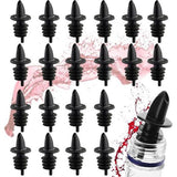 20 stuks schenkers, spiritusdispenser, dispenser met luchtpijp, schnapsschenker, universeel, geschikt voor wijn, sterke drank, cocktails en olie