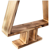 Wooden Christmas Tree | Height 45 cm | Flamed | Christmas Tree for DIY | Christmas Decoration for Table, Windowsill, Office Decoration Gift | Christmas Decoration