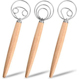 garde, Deense garde, 3 stuks, deegmixer, 33 cm, brooddeeg, garde, eiermixer voor keuken, brood, deeg, cake, gebak