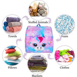 Eenhoornzitzak voor kinderen, knuffeldier, opbergtas, alleen tas, geen vulling