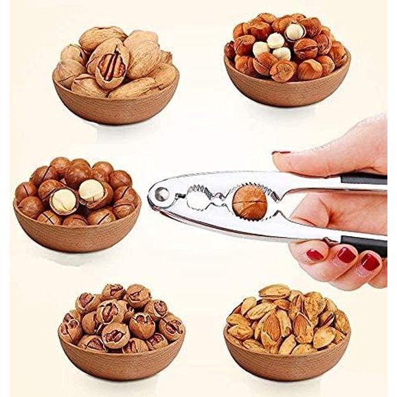 2 x notenkraker walnoten, notenkraker, hoogwaardige notenkraker, notenopener metaal, notenkraker van roestvrij staal, voor noten schaaldieren, notenkraker walnotenkraker