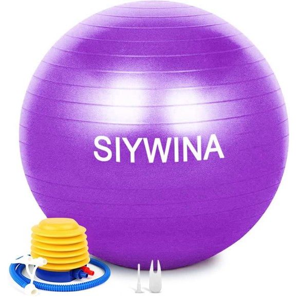 Gymnastiekbal, zitbal, dikke anti-burst, zwangere vrouwen, yoga, pilates, bal, fitnessbal met balpomp 65 cm