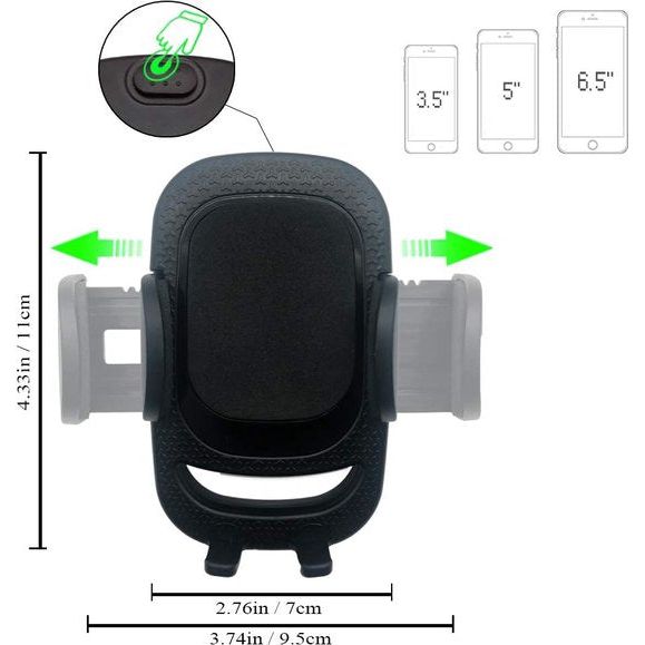 Mobiele telefoonhouder voor Smart 453, houder van de tweede generatie voor Smart ForTwo/ForFour