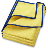 Raamdoek streepvrij, premium microvezel glasdoek (3 stuks, 60 x 40 cm), glazen poetsdoeken voor binnen en buiten