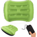 Inflatable camping pillow, ultralicht, inflatable head pillow, camping pillow, inflatable beach pillow.