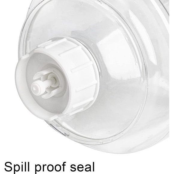 2-pack automatische kattenvoer en waterdispenser, 2 liter zwaartekrachtvoer en bewateringsset, gemakkelijk schoon te maken, wit