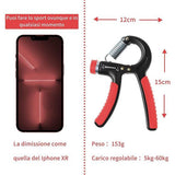 Handtrainer Onderarmtrainer Verstelbare grijpkrachttrainer Onderarmtrainingsapparaat Handgreepkrachttrainer 5-60 kg, Onderarmgrijper Draagbare vingertrainer Ergotherapie