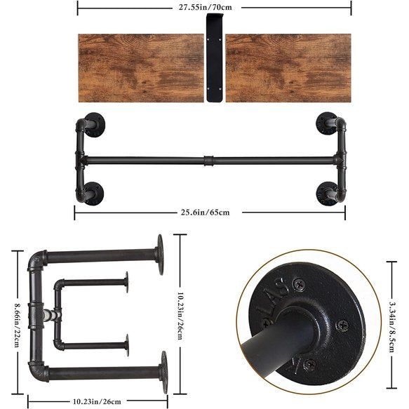 Wandrek, zwevende plank, wandplank voor boeken