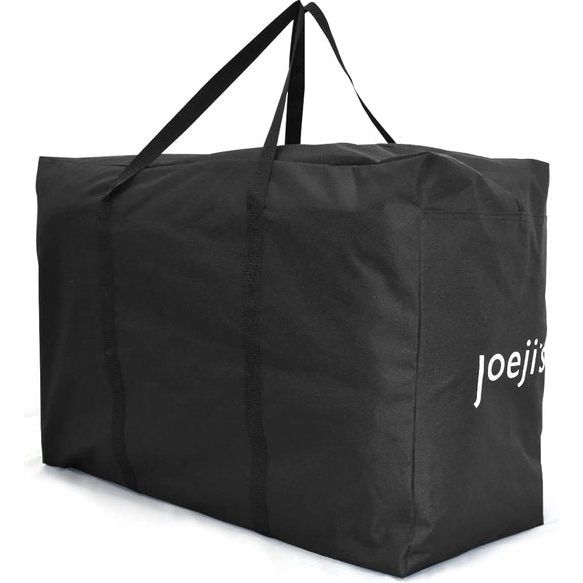 Opbergtas voor dekbedden en kussens 145 L - 600D Oxford - XL grote reistas voor tuinkussens met handgrepen - zwart