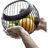 Decoratieve en hoogwaardige mand voor fruit, fruit, groenten of brood in modern design, voor meer gezondheid in het dagelijks leven, fruitmand, groentemand, broodmand, koffiecapsules (wit)