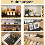 Lademat 60x600cm mat voor lades koelkast matten voor lades planken kast koelkast (zwart, 60cmx6m)